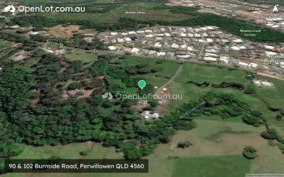 Satellite image for  90 & 102 Burnside Road, Perwillowen QLD 4560