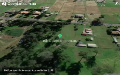 Satellite image for  90 Fourteenth Avenue, Austral NSW 2179