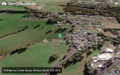 Satellite image for  943 Berrys Creek Road, Mirboo North VIC 3871