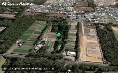 Satellite image for  95-115 Koplick Road, Park Ridge QLD 4125