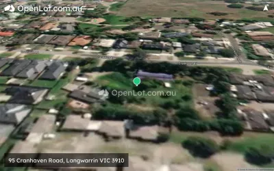 Satellite image for  95 Cranhaven Road, Langwarrin VIC 3910