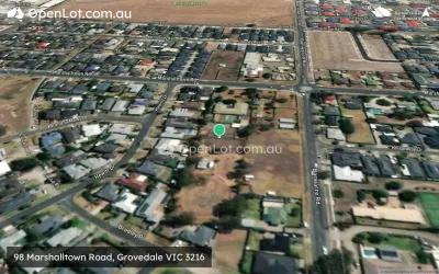 Satellite image for  98 Marshalltown Road, Grovedale VIC 3216