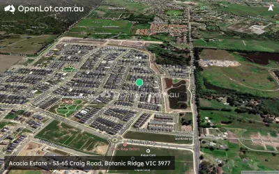 Satellite image for  Acacia Estate - 53-65 Craig Road, Botanic Ridge VIC 3977