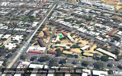 Satellite image for  Academy Estate - 34 Haines Street, North Melbourne VIC 3051