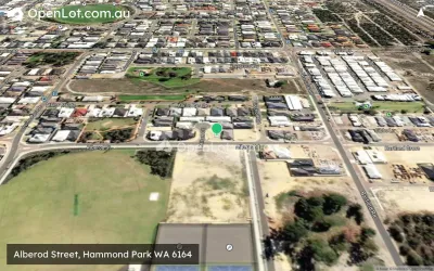 Satellite image for  Alberod Street, Hammond Park WA 6164