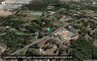 Satellite image for  Aldeia Estate - 673-689 Logan Reserve Road, Logan Reserve QLD 4133