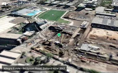 Satellite image for  Allegra Estate - 94 Epsom Road, Zetland NSW 2017