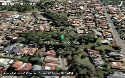 Satellite image for  Allure Estate - 68 Caladium Street, Wakerley QLD 4154