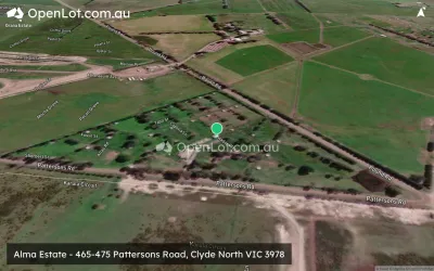 Satellite image for  Alma Estate - 465-475 Pattersons Road, Clyde North VIC 3978
