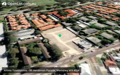 Satellite image for  Altimo Townhouses - 89 Herdsman Parade, Wembley WA 6014