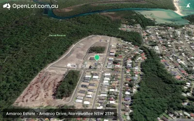 Satellite image for  Amaroo Estate - Amaroo Drive, Narrawallee NSW 2539