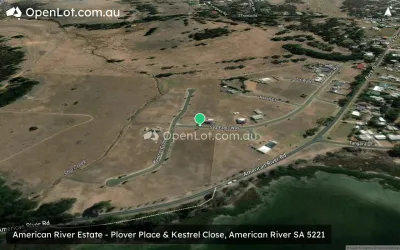 Satellite image for  American River Estate - Plover Place & Kestrel Close, American River SA 5221