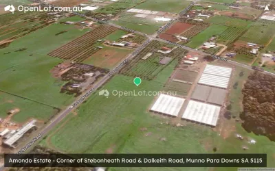 Satellite image for  Amondo Estate - Corner of Stebonheath Road & Dalkeith Road, Munno Para Downs SA 5115