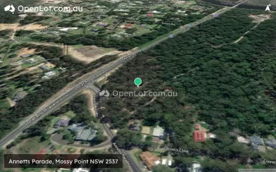 Satellite image for  Annetts Parade, Mossy Point NSW 2537