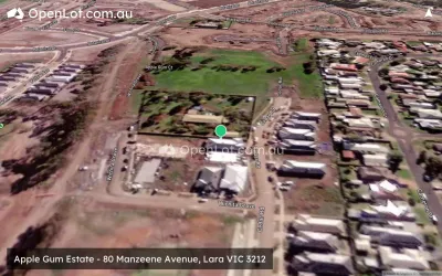 Satellite image for  Apple Gum Estate - 80 Manzeene Avenue, Lara VIC 3212