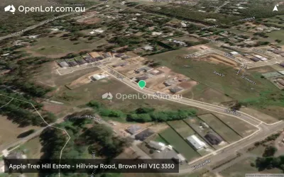 Satellite image for  Apple Tree Hill Estate - Hillview Road, Brown Hill VIC 3350