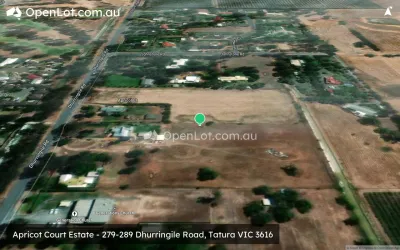 Satellite image for  Apricot Court Estate - 279-289 Dhurringile Road, Tatura VIC 3616