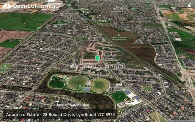 Satellite image for  Aquarevo Estate - 28 Boland Drive, Lyndhurst VIC 3975