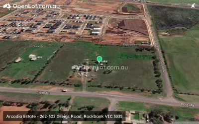 Satellite image for  Arcadia Estate - 262-302 Greigs Road, Rockbank VIC 3335