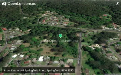 Satellite image for  Arum Estate - 89 Springfield Road, Springfield NSW 2250
