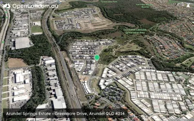 Satellite image for  Arundel Springs Estate - Greenacre Drive, Arundel QLD 4214