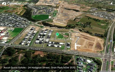 Satellite image for  Ascot Grove Estate - 24 Hodgson Street, Oran Park NSW 2570