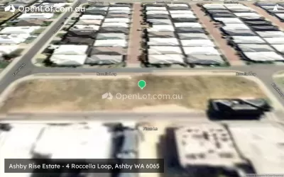 Satellite image for  Ashby Rise Estate - 4 Roccella Loop, Ashby WA 6065