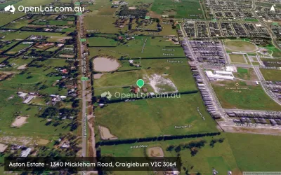 Satellite image for  Aston Estate - 1340 Mickleham Road, Craigieburn VIC 3064