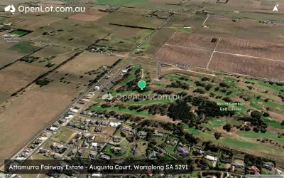 Satellite image for  Attamurra Fairway Estate - Augusta Court, Worrolong SA 5291