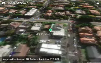 Satellite image for  Augusta Residences - 228 Cotham Road, Kew VIC 3101