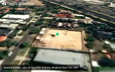 Satellite image for  Avenue Estate - 12a-14 Gleniffer Avenue, Brighton East VIC 3187