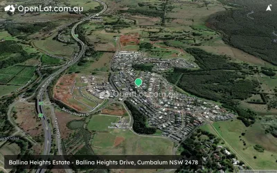 Satellite image for  Ballina Heights Estate - Ballina Heights Drive, Cumbalum NSW 2478