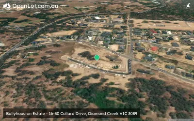 Satellite image for  Ballyhouston Estate - 16-30 Collard Drive, Diamond Creek VIC 3089
