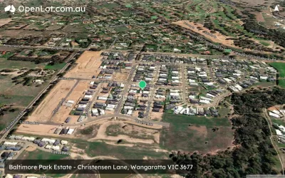 Satellite image for  Baltimore Park Estate - Christensen Lane, Wangaratta VIC 3677