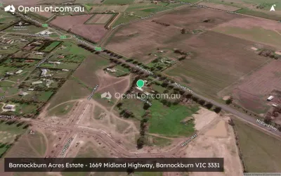 Satellite image for  Bannockburn Acres Estate - 1669 Midland Highway, Bannockburn VIC 3331