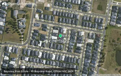 Satellite image for  Bayview Rise Estate - 95 Bayview Road, Officer VIC 3809