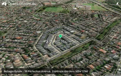 Satellite image for  Bellagio Estate - 99 Perfection Avenue, Stanhope Gardens NSW 2768