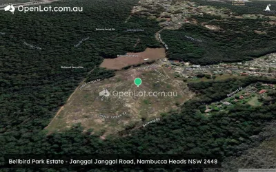 Satellite image for  Bellbird Park Estate - Janggal Janggal Road, Nambucca Heads NSW 2448
