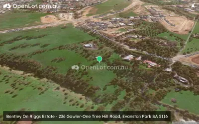 Satellite image for  Bentley On Riggs Estate - 236 Gawler-One Tree Hill Road, Evanston Park SA 5116