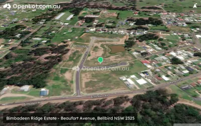Satellite image for  Bimbadeen Ridge Estate - Beaufort Avenue, Bellbird NSW 2325