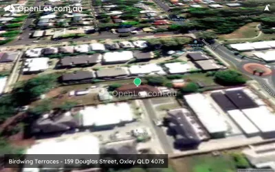 Satellite image for  Birdwing Terraces - 159 Douglas Street, Oxley QLD 4075