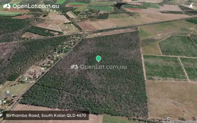 Satellite image for  Birthamba Road, South Kolan QLD 4670