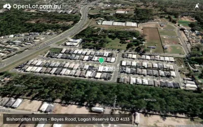 Satellite image for  Bishampton Estates - Bayes Road, Logan Reserve QLD 4133