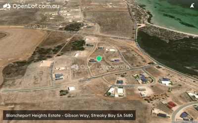 Satellite image for  Blancheport Heights Estate - Gibson Way, Streaky Bay SA 5680