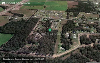 Satellite image for  Bloodwood Grove, Gulmarrad NSW 2463