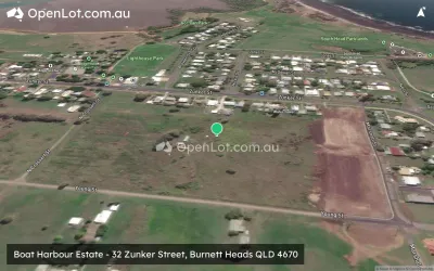 Satellite image for  Boat Harbour Estate - 32 Zunker Street, Burnett Heads QLD 4670