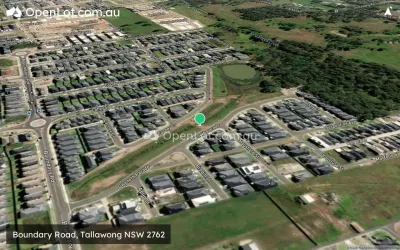 Satellite image for  Boundary Road, Tallawong NSW 2762