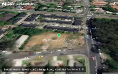 Satellite image for  Brady's Manor Estate - 18-22 Range Road, North Gosford NSW 2250