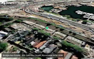 Satellite image for  Bridgeview Estate - 300 Johnston Street, Annandale NSW 2038
