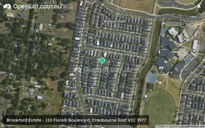 Satellite image for  Brookford Estate - 110 Fiorelli Boulevard, Cranbourne East VIC 3977